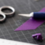 professional adhesive cloth tape - purple GT PRO cloth tape - 25 mm - purple