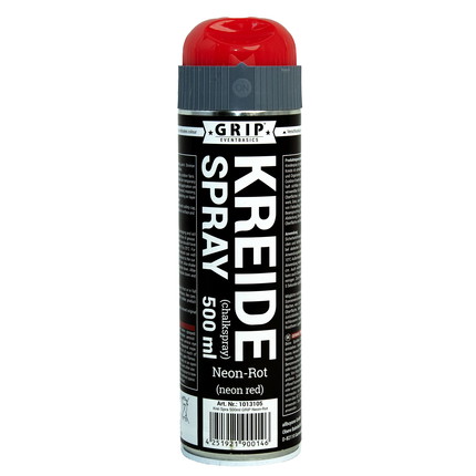 Kreide Markierungsspray - neonrot Kreidespray GRIP - neonrot