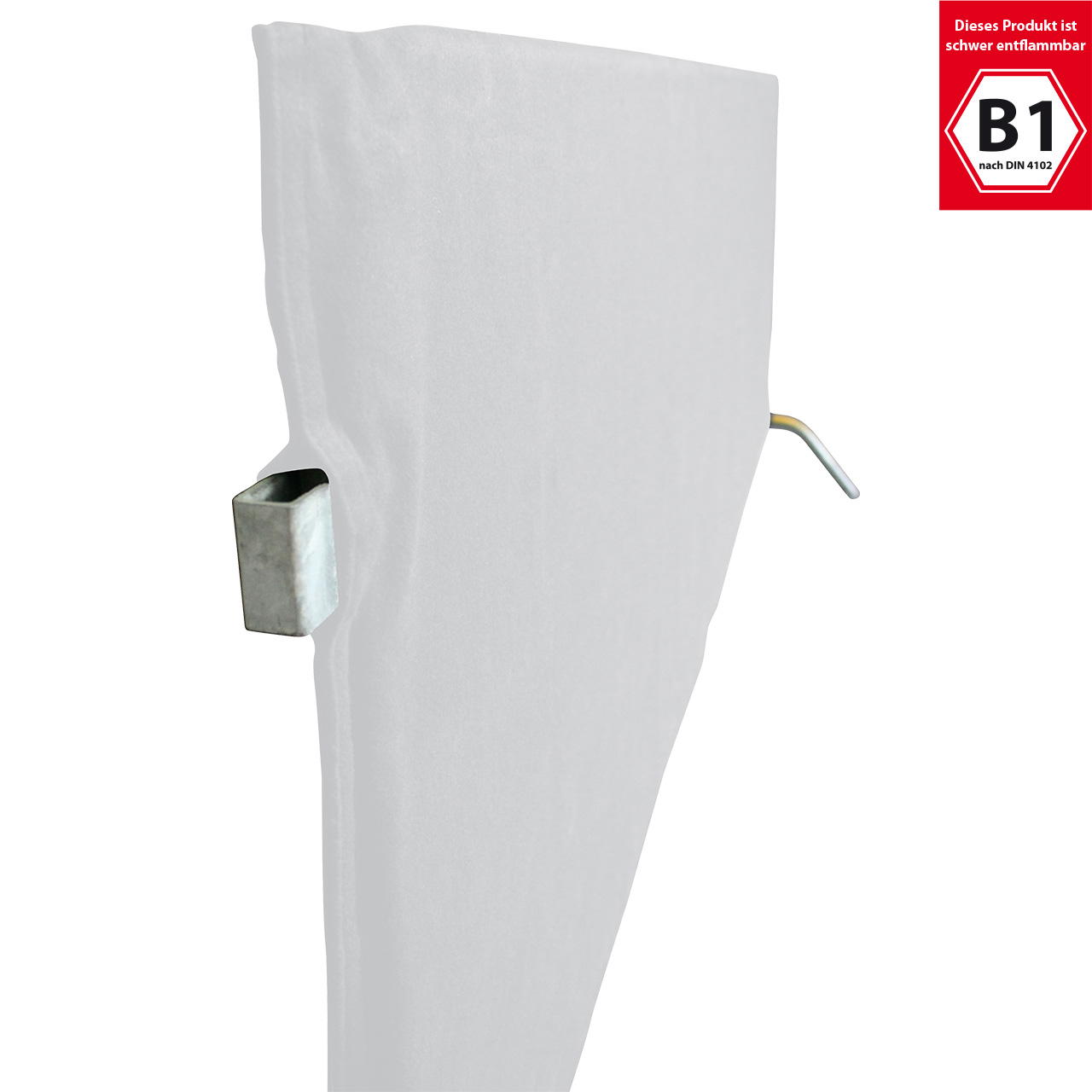 Moltonhusse B1 - weiß