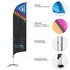 Preview: Beachflag Premium Curved
