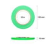 Gewebeband 10 mm - neongrün GT PRO Gewebeband - 10 mm - neongrün