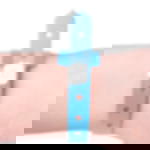 plastic admission wristbands - light blue Unprinted vinyl tape - light blue