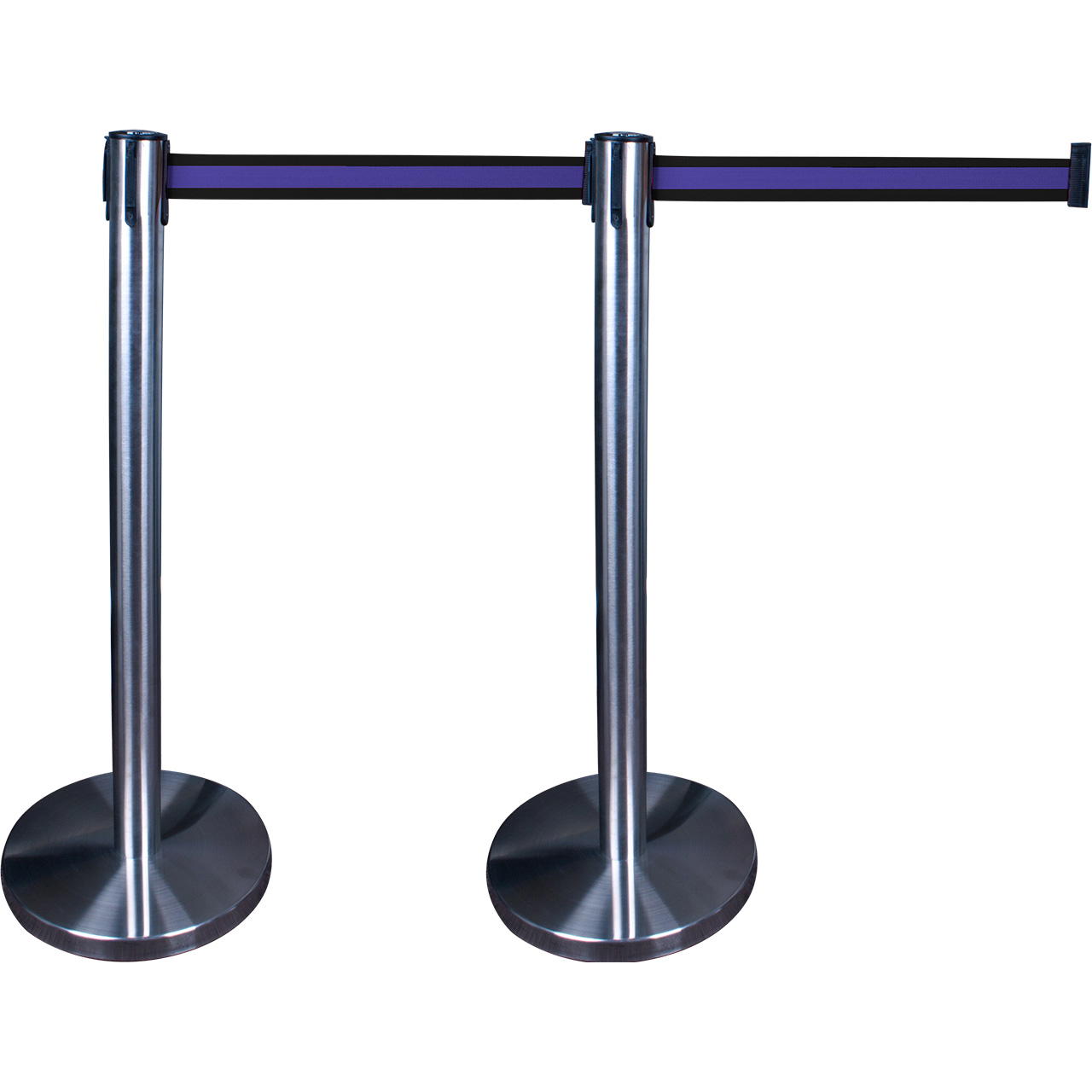 Premium belt posts – stainless steel - black-blue