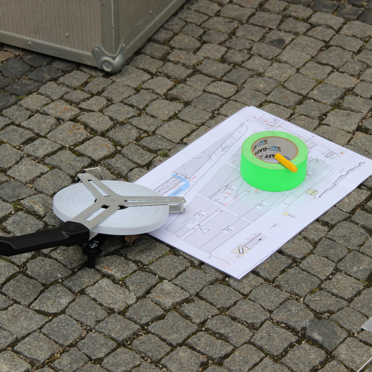 Pro Gaff Tape - 48 mm - fluorescent green