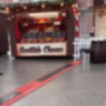 CableGuard Black Line 5-Channel Low Profile, rubber, event Cable Ramp Black Line 5-Channel Low Profile in use at market stall (Article No. 2011132)