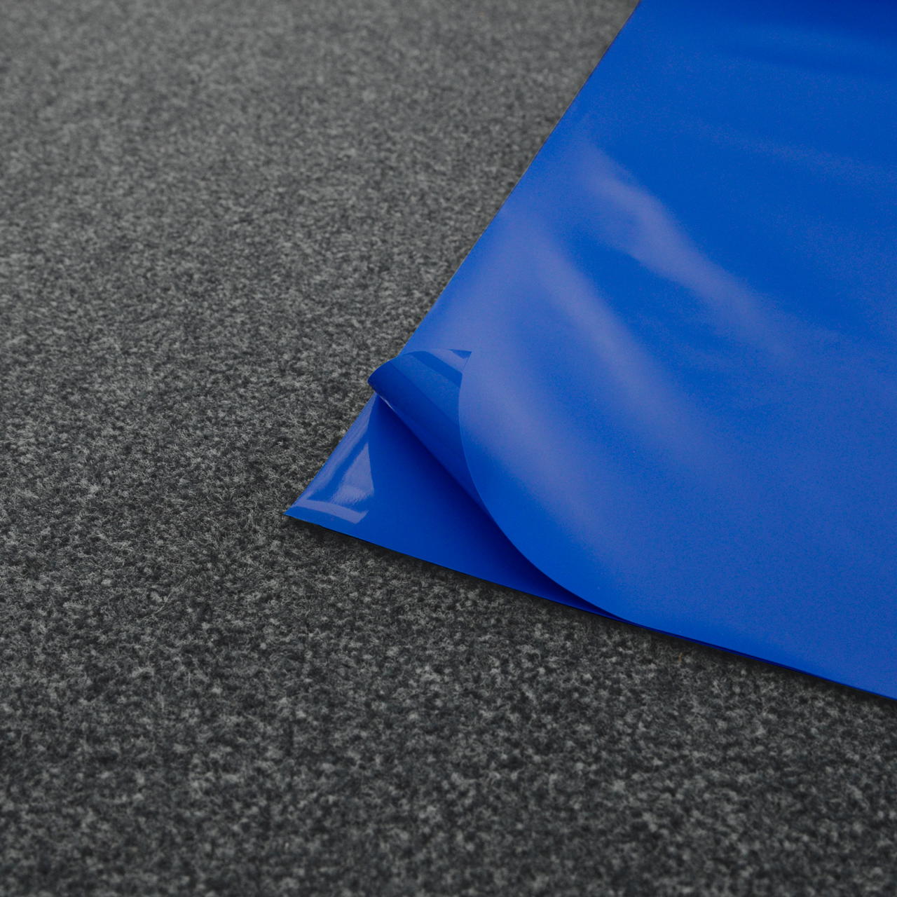 Tischfolie Rolle 30 m x 130 cm blau - blau