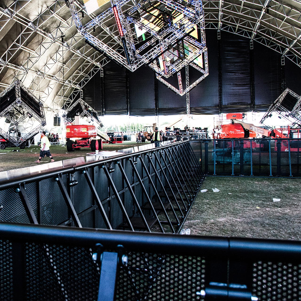 Gigs, stage barricade standard - Standard - silver