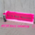 marking stencil Template "PLEASE WAIT HERE"