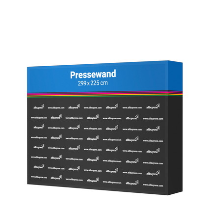 Pressewand B1 mit Seitenteilen - XL