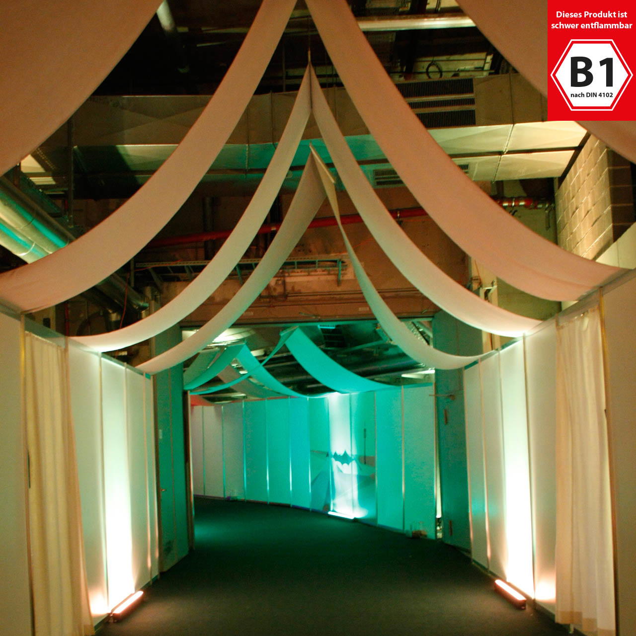 Decorative molton B1 – sold by the metre - black