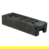 Construction fence stone plastic recycling