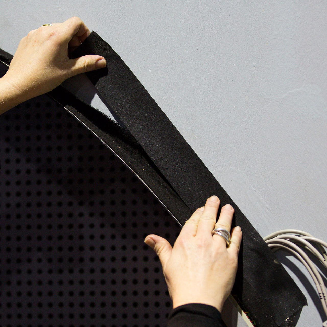 Adhesive textile tape GT Tex - black