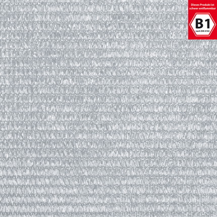 Kunststoffnetz PE nach Maß - grau Gaze 800 B1 - grau
