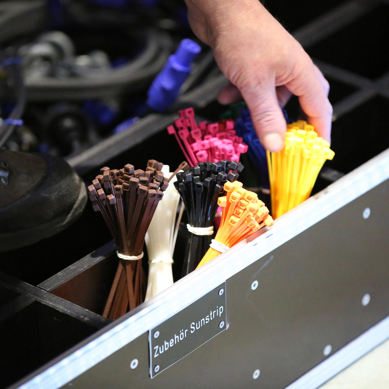 Kabelbinder Set 4,8 x 200 mm