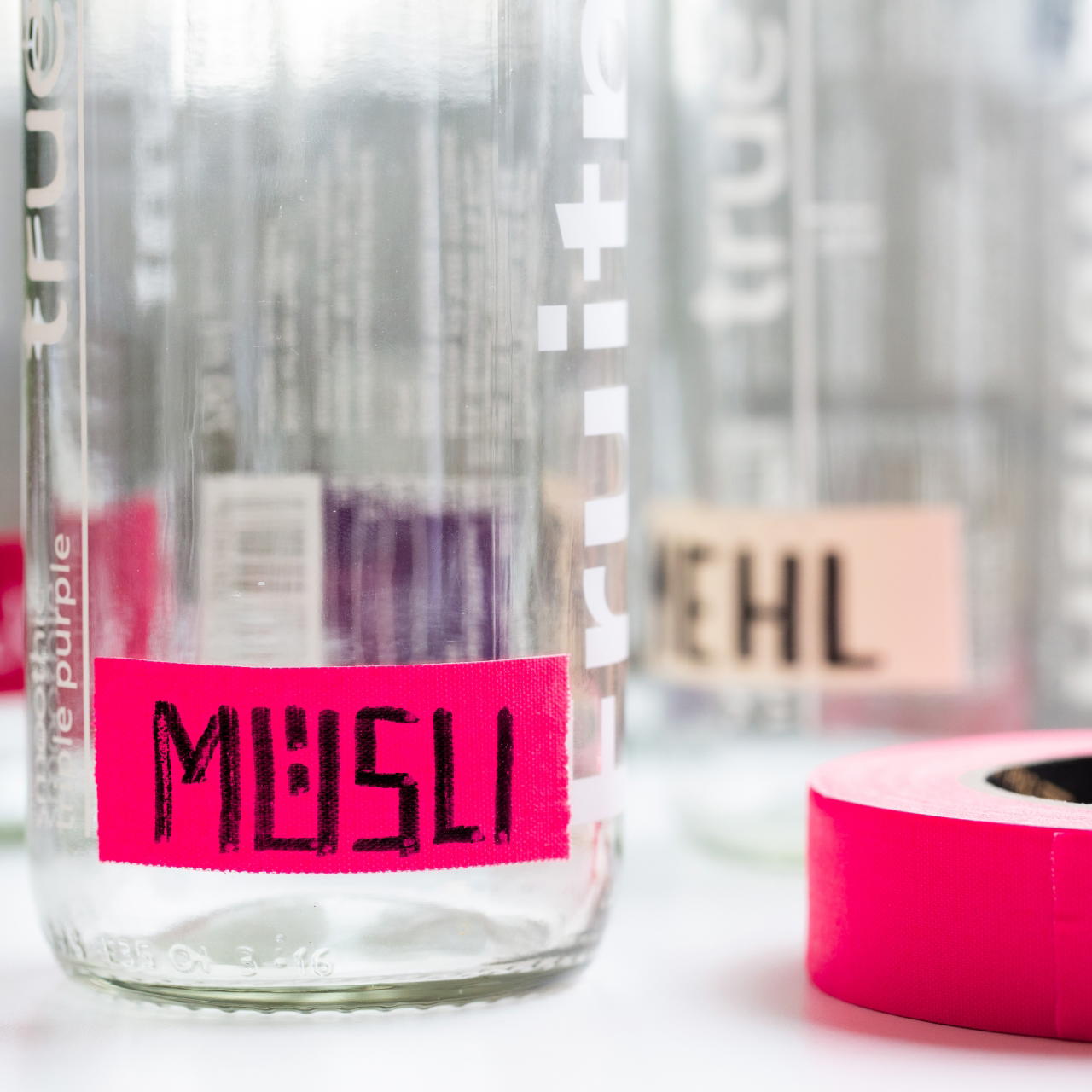 GT PRO Premium Gewebeklebeband - Neon Tape in 25 mm Breite
 - neonpink