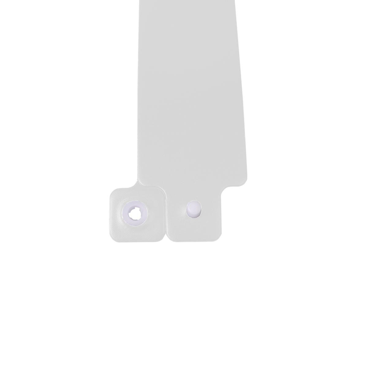 Unprinted vinyl tape - white