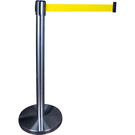 Premium belt posts – stainless steel - signal yellow