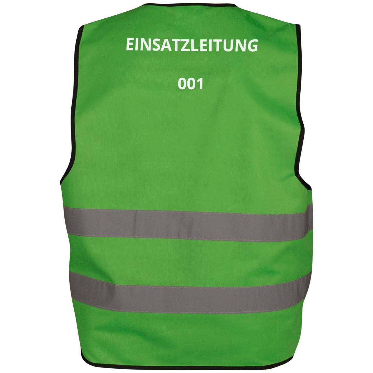 Signalweste - bedruckbar - 2-seitig - 4-farbig - grün