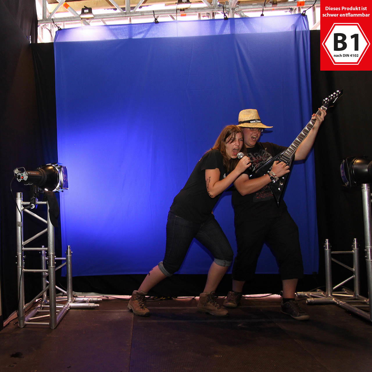 Decorative molton B1 – sold by the metre - black