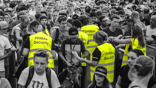 Neon safety vests