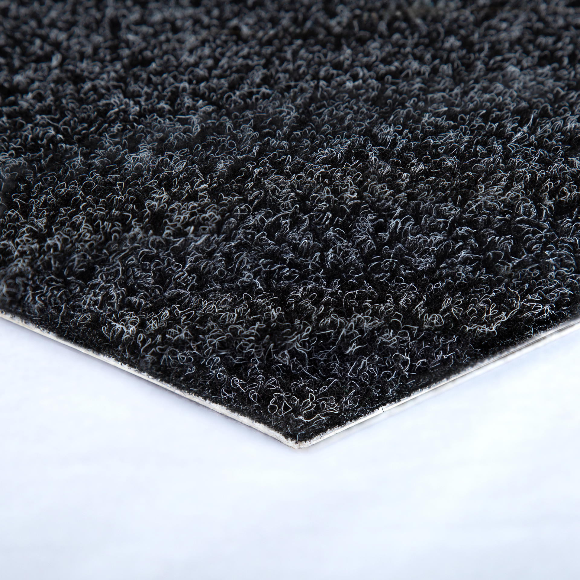 Nadelfilz Fliesen selbstliegend, B1 - schwarz meliert