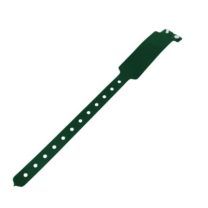 plastic admission wristbands - metallic green Unprinted vinyl tape - metallic green