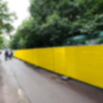 Bauzaun Sichtschutz - gelb Bauzaun Sichtschutz B1 - gelb