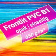 Frontlit PVC 650 g/m² - blockout - 1-page