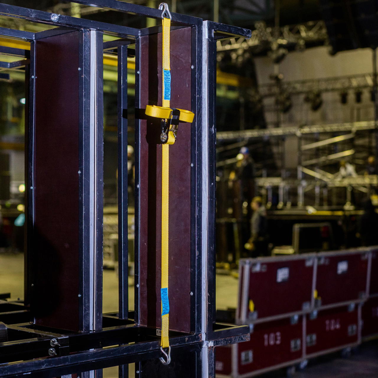 Spanngurt gelb - 2-teilig