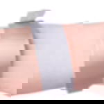 plastic admission wristbands - silver Unprinted vinyl tape - silver