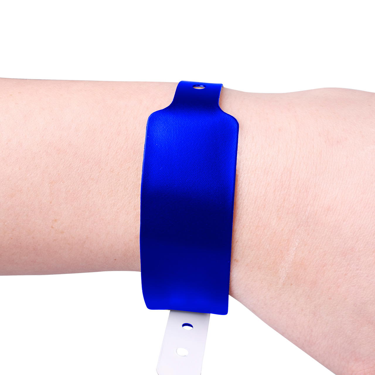 Vinyl Bänder unbedruckt - metallic blau