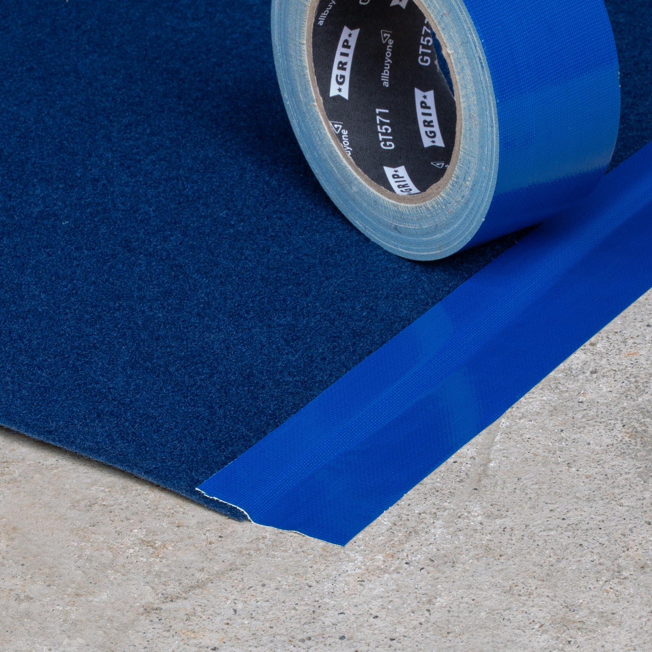 Needle felt velour B1 - dark blue