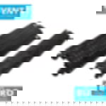 1 Kanal Kabelbrücke - schwarz Kabelbrücke Event - Cableguard Cablecover - schwarz