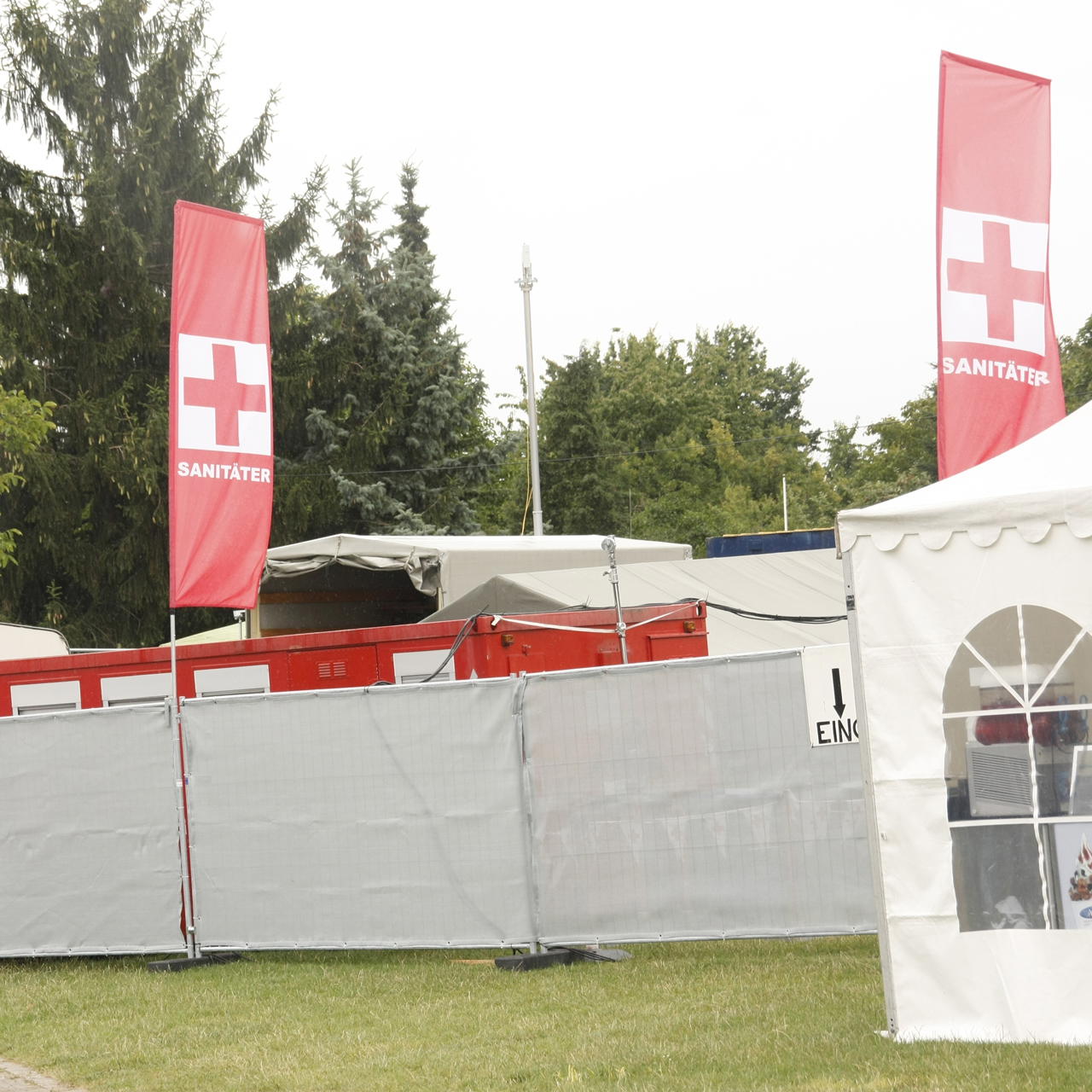 Bauzaun Sichtschutz B1 - weiß