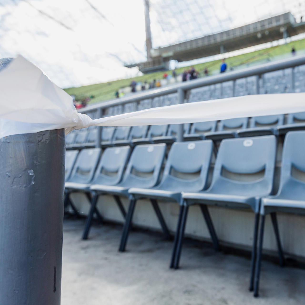 barrier tape coloured - green