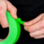 artist tape - fluorescent green Artist Tape Neon - fluorescent green