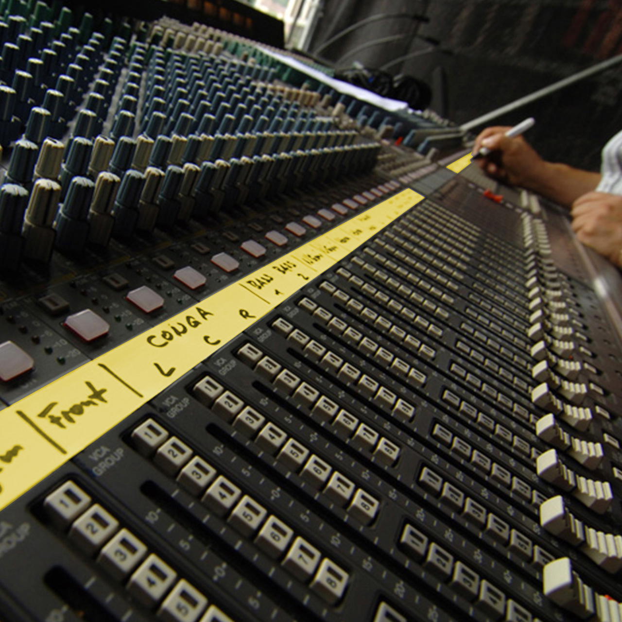 pvc tape at 211 - yellow