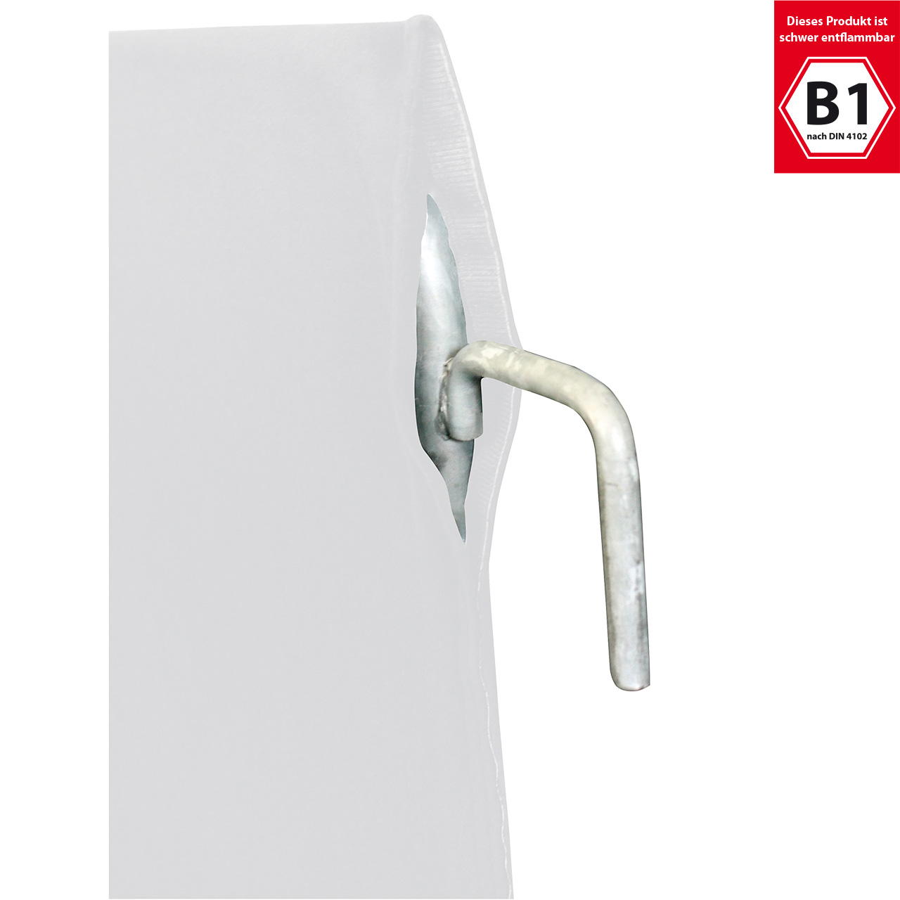 Moltonhusse B1 - weiß