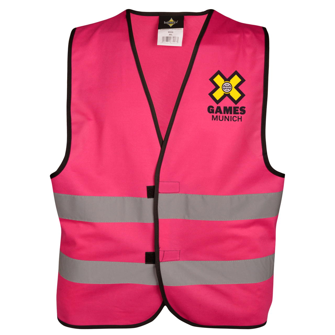 Signal vest – printable - 2-page - 3-coloured - pink