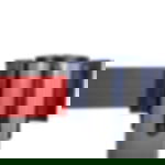 belt barrier posts - grey Plastic belt barrier posts - grey - red