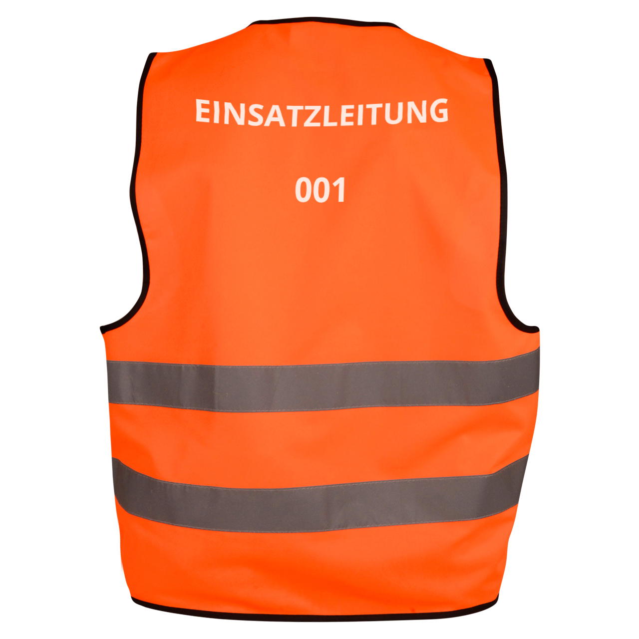 Safety vest EN ISO 20471 – printable - 2-page - 4-coloured - orange