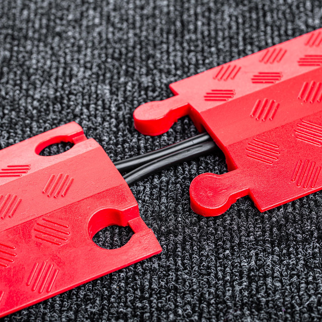 Cable protectors for offices – Cableguard Cablecover - red