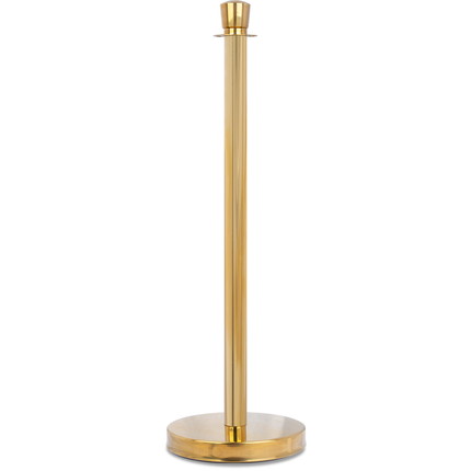 Barrier stand with cord - gold