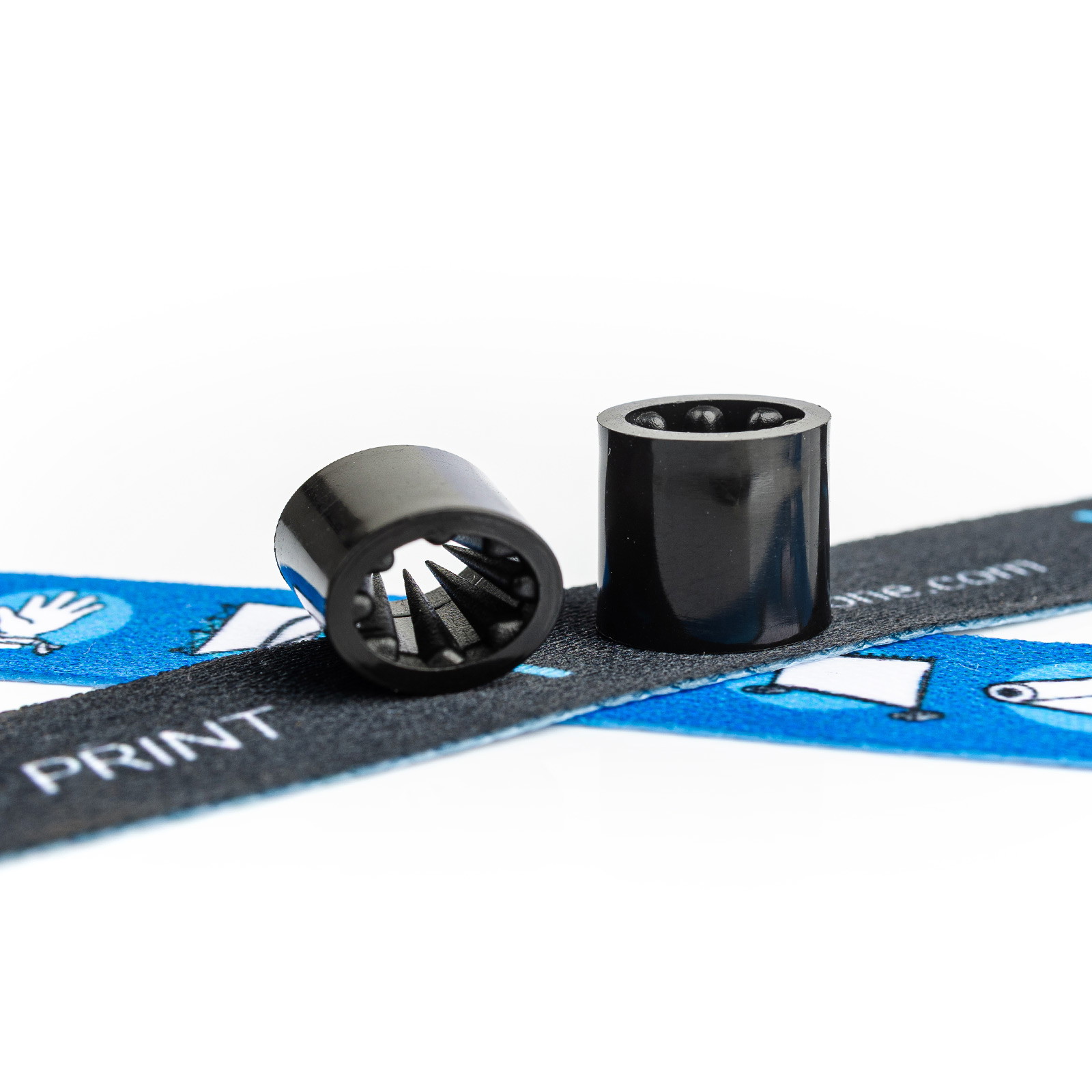 Stoffbänder bedruckt, 1-seitig mit Plastikverschluss  - Plastik-Verschluss (selbstverschließend)