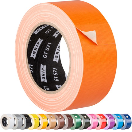 Adhesive cloth tape coloured Grip Tape GT 571 - orange