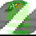 Signalweste mit Aufdruck - 2-seitig Signalweste - bedruckbar - 2-seitig - 3-farbig - grün