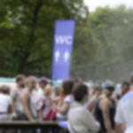 Bauzaun- und Containerfahne WC  Bauzaun-/ Containerfahne WC Ersatzfahne