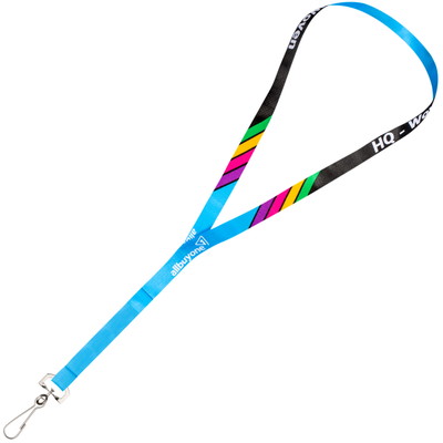 lanyards woven | without - 15 mm - Simplex - without security seal