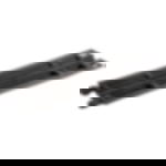 1 Kanal Kabelbrücke - schwarz Kabelbrücke Event - Cableguard Cablecover - schwarz