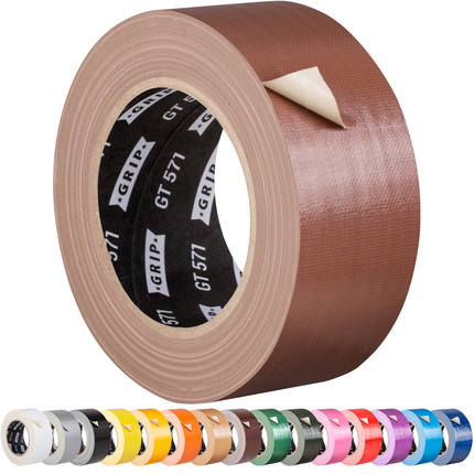 Adhesive cloth tape coloured Grip Tape GT 571 - brown